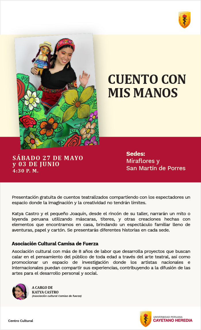 Cuento con mis manos – Universidad Peruana Cayetano Heredia